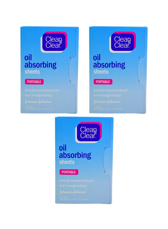 Pack Of 3 Oil Absorbing Sheets Blue