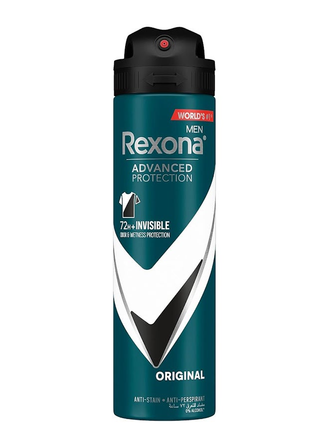 Men Antiperspirant Deodorant Spray Antibacterial And Invisible 150ml