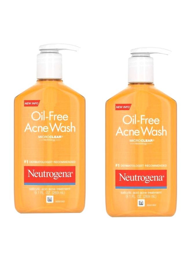 Pack Of 2 Microclear Oil-Free Acne Wash 9.1Fluid Ounce