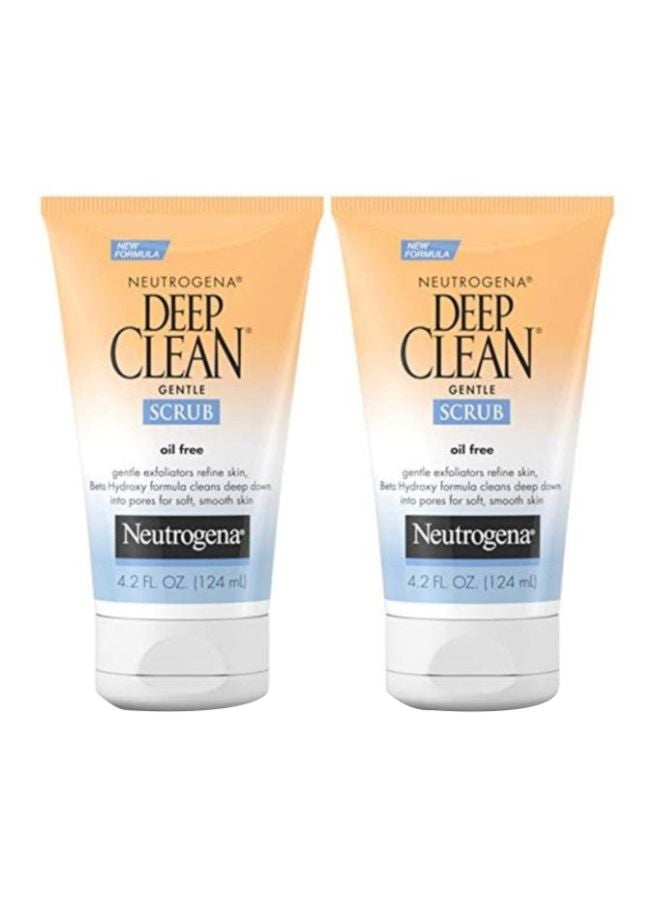 Pack Of 2 Deep Clean Gentle Facial Scrub