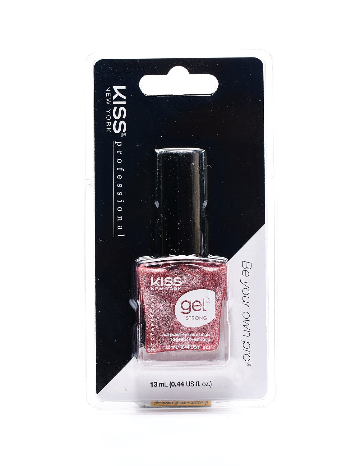 Gel Strong Nail Polish Glitter Pink