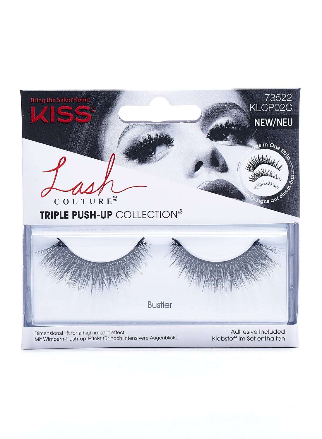 Lash Couture Triple Push-Up Collection Bustier Black