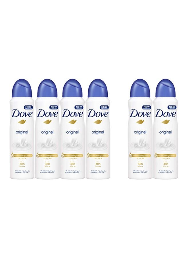 6-Piece Antiperspirant Deodorant Set 150ml