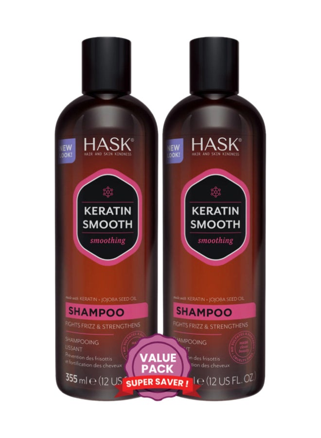 Keratin Shampoo 355Ml  X 2 Dual Pack 355ml