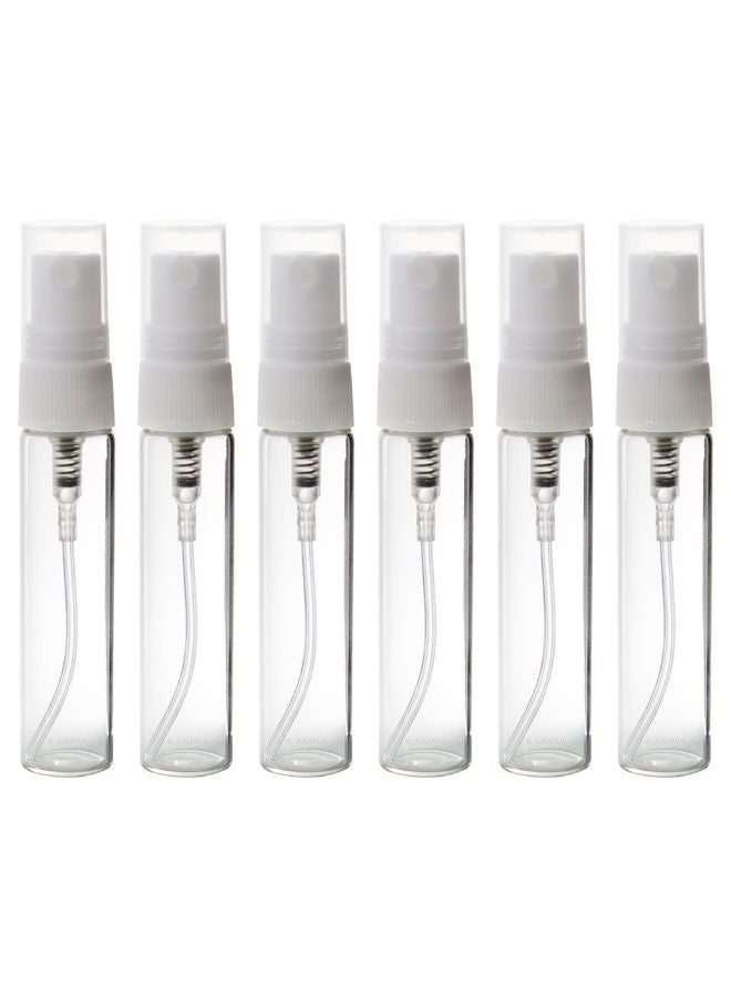 6-Piece Of Fine Mist Sprayer Set Clear/White