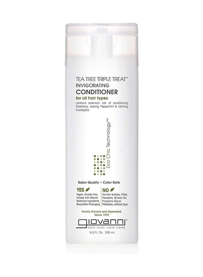 Giovanni Tea Tree Triple Treat Invigorating Conditioner, For All Hair Types 250ml