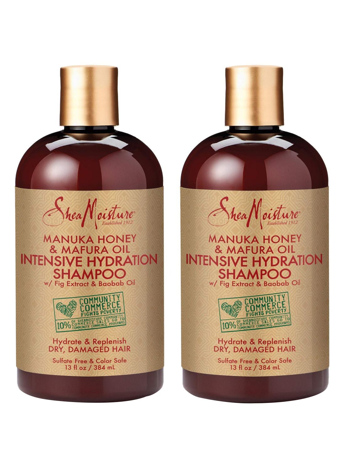 2-Piece Honey And Mafura Oil Intensive Hydration Shampoo Set