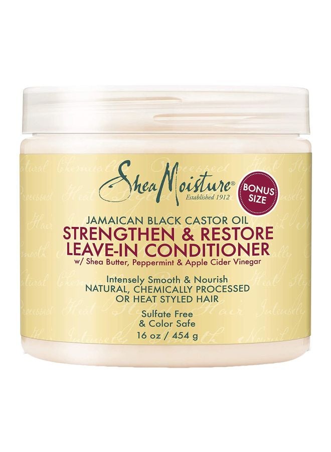 Jamaican Black Castor Oil Strengthen And Restore Leave-In Conditioner Beige