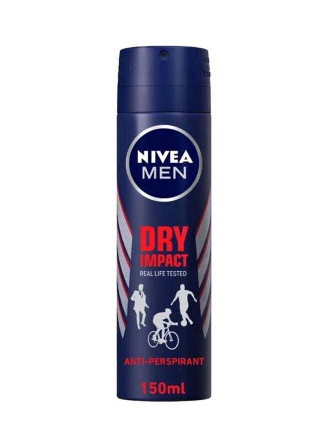Dry Impact Antiperspirant Deodorant Blue/Grey 150ml