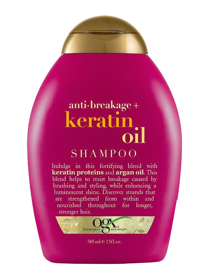 Anti-Breakage Plus Keratin Oil Shampoo 385ml
