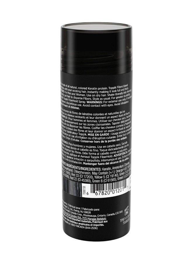 Hair Building Fibers Instant Hair Concealer for Thinning Hair, Hair Fiber for Men & Women, Texture Powder with Natural Keratin, Long-Lasting Hair Color - Black 27.5grams - image 2
