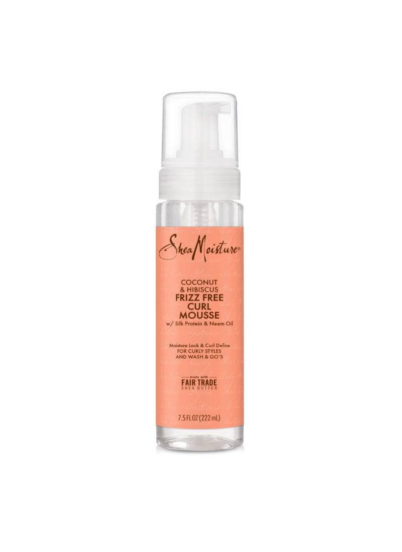 Coconut And Hibiscus Frizz Free Curl Mousse 222ml