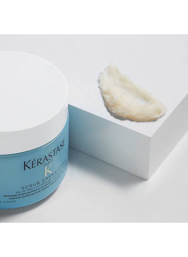 Fusio Scrub Scrub Energisant Purifying Scalp Scrub Blue 325grams - image 4