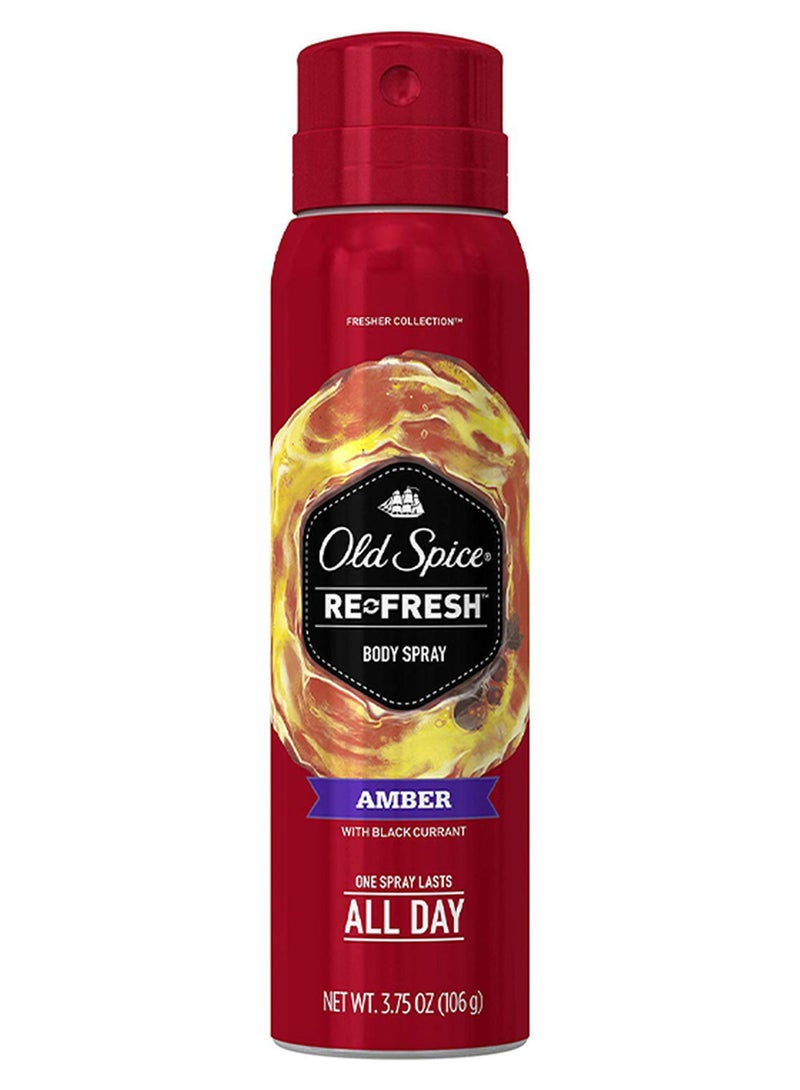 Fresher Collection Amber Body Spray
