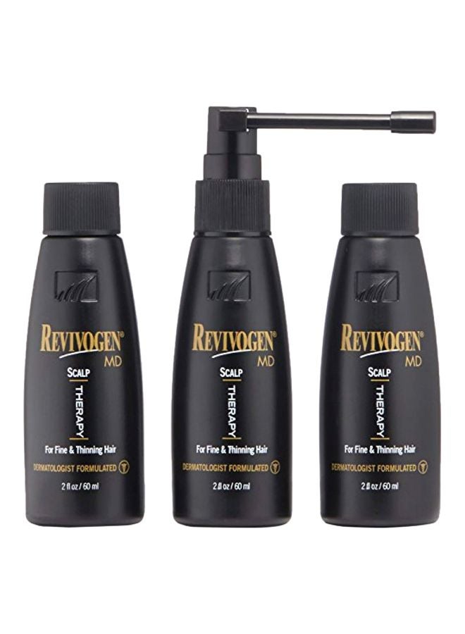 Pack Of 3 Scalp Therapy Thinning Hair Solution 60ml