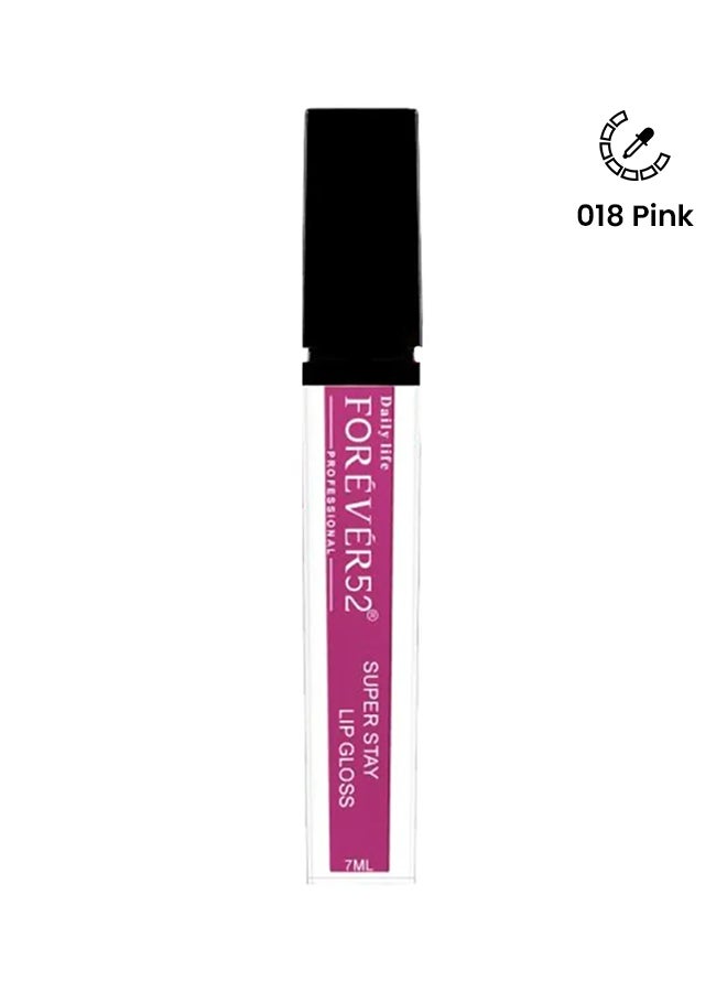 Super Stay Lip Gloss 018 Pink