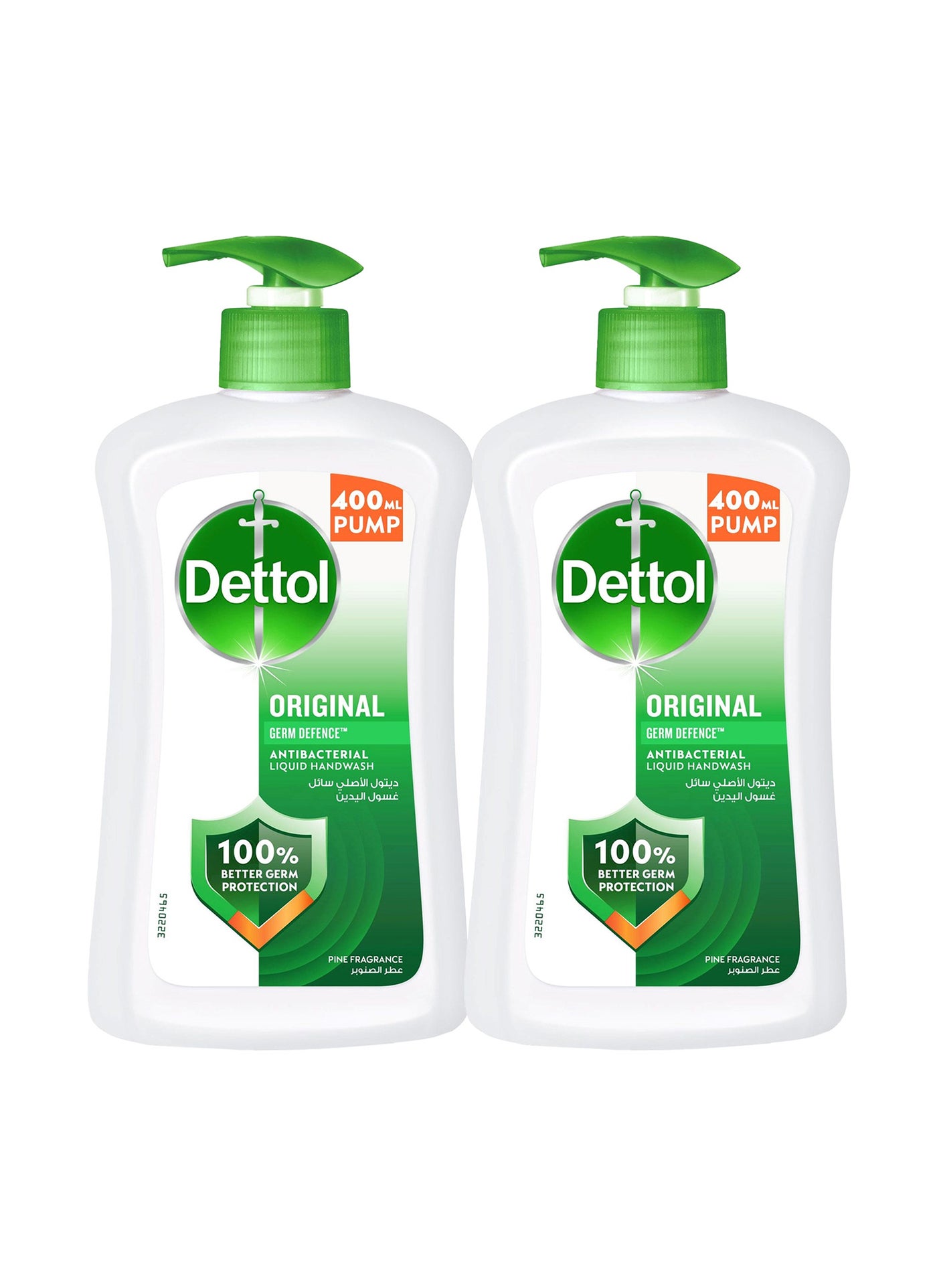 Original Handwash Liquid Soap Pump Pack of 2 400ml