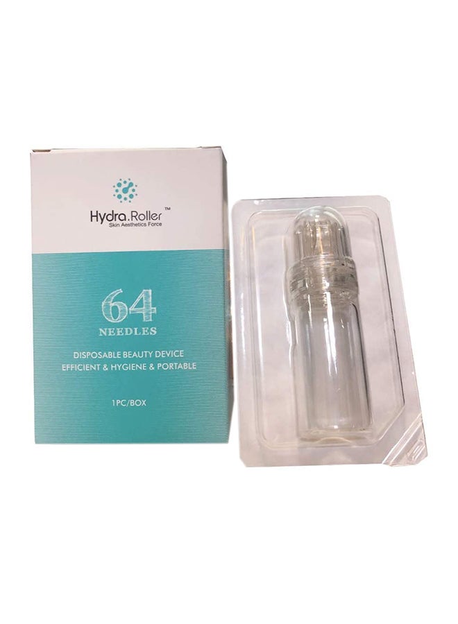 Microneedle Derma Roller And Serum Applicator Cosmetic Microneedling Tool Clear 0.5mm