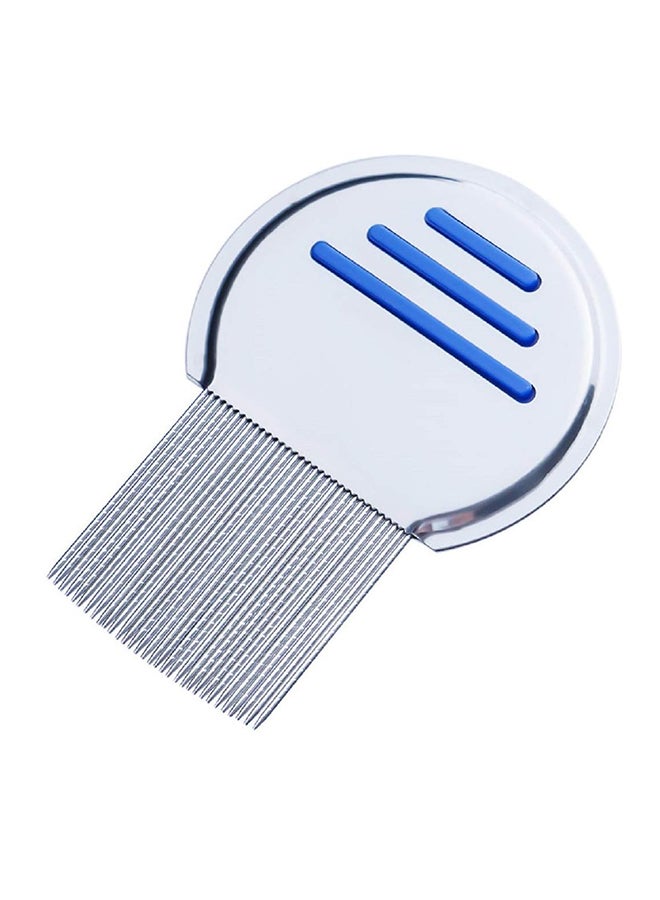 Stainless Steel Lice Comb Silver