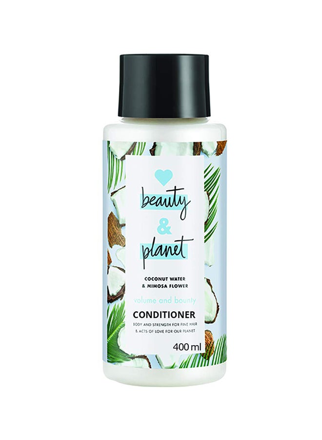 Coconut Water And Mimosa Flower Aroma Volume And Bounty Conditioner 400ml