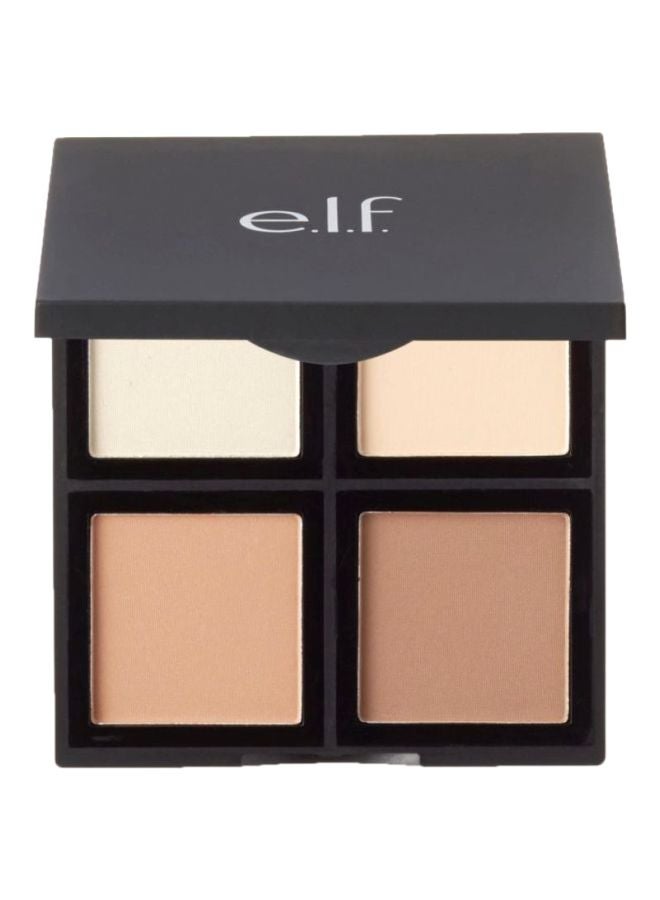 4-Shade Contour And Highlighter Palette Light/Medium