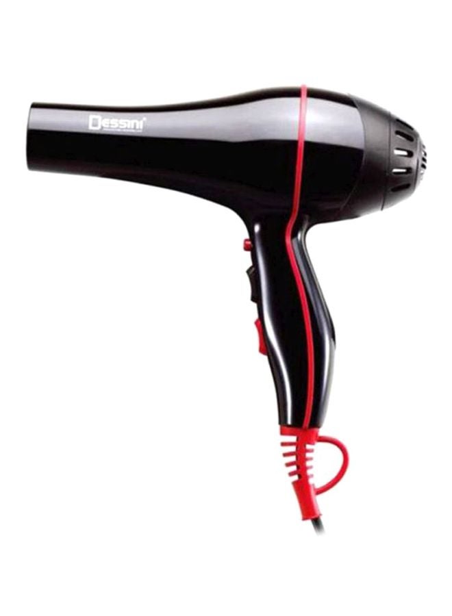 Professional Hair Dryer Black/Red