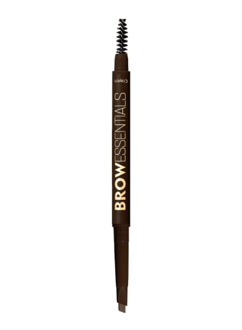 2-In-1 Brow Essentials Crayon Pencil With Brush Cocoa