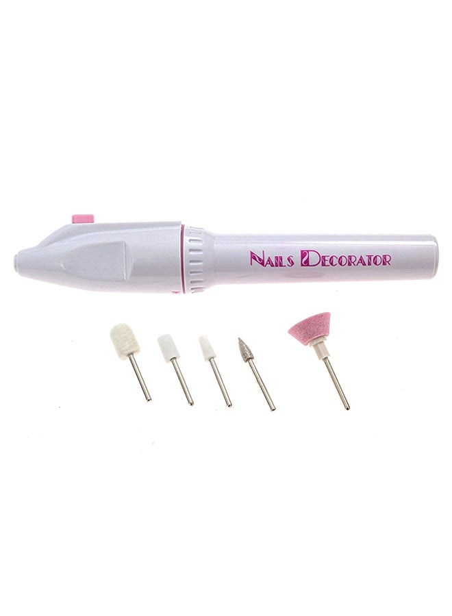 Electric Manicure Nail Drill White