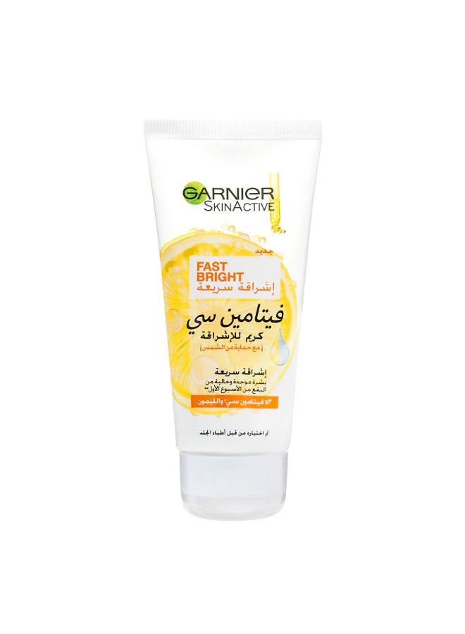 Skin Active Fast Bright Day Cream with 3x Vitamin C and Lemon 50ml