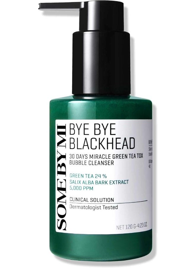 Bye Bye Blackhead 30 Days Miracle Green Tea Tox Bubble Cleanser, 4.23 Oz Packaging May Vary Clear 120grams - image 2