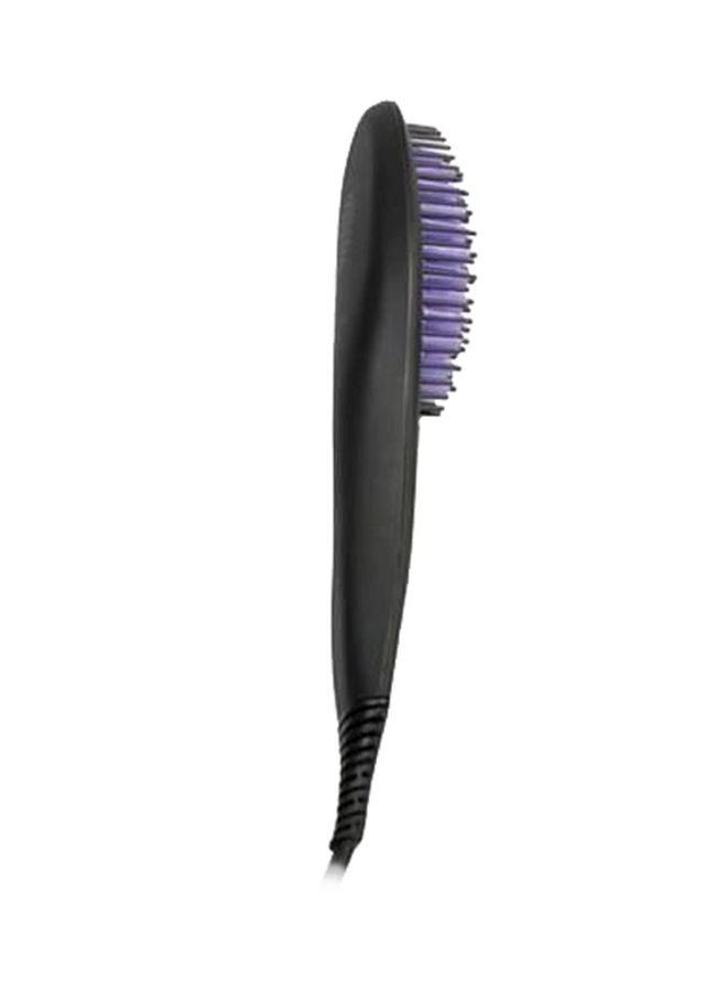Hair Straightening Brush Black/Grey/Purple