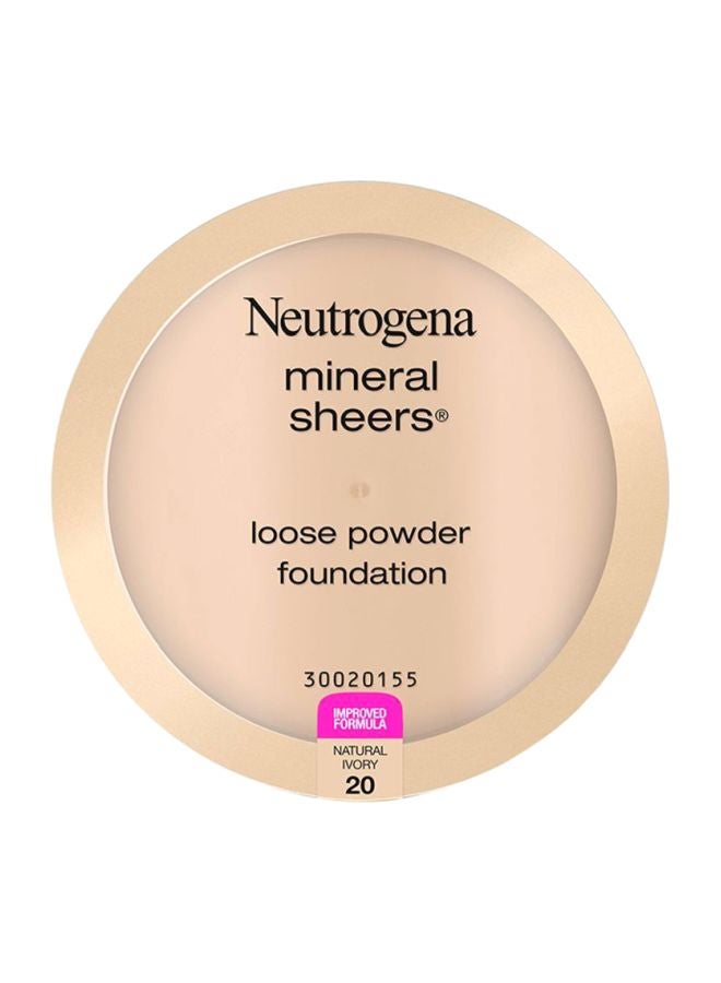 Mineral Sheers Loose Foundation Powder 20 Natural Ivory