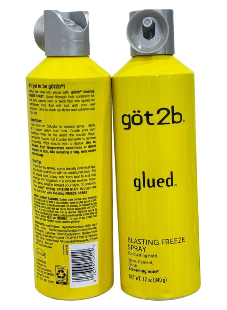 Glued Extreme Freeze Spray for Screaming Hold Multicolour 340ml
