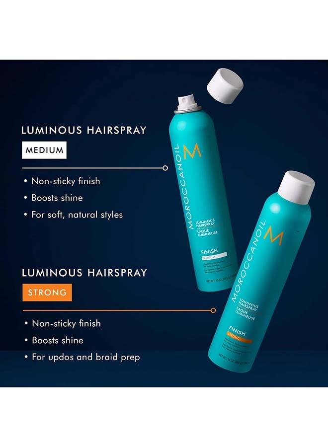 Luminous Hairspray Medium Hold, Flexible Styling with Argan Oil, Anti-Frizz Finish, 10 oz 330ml - image 3