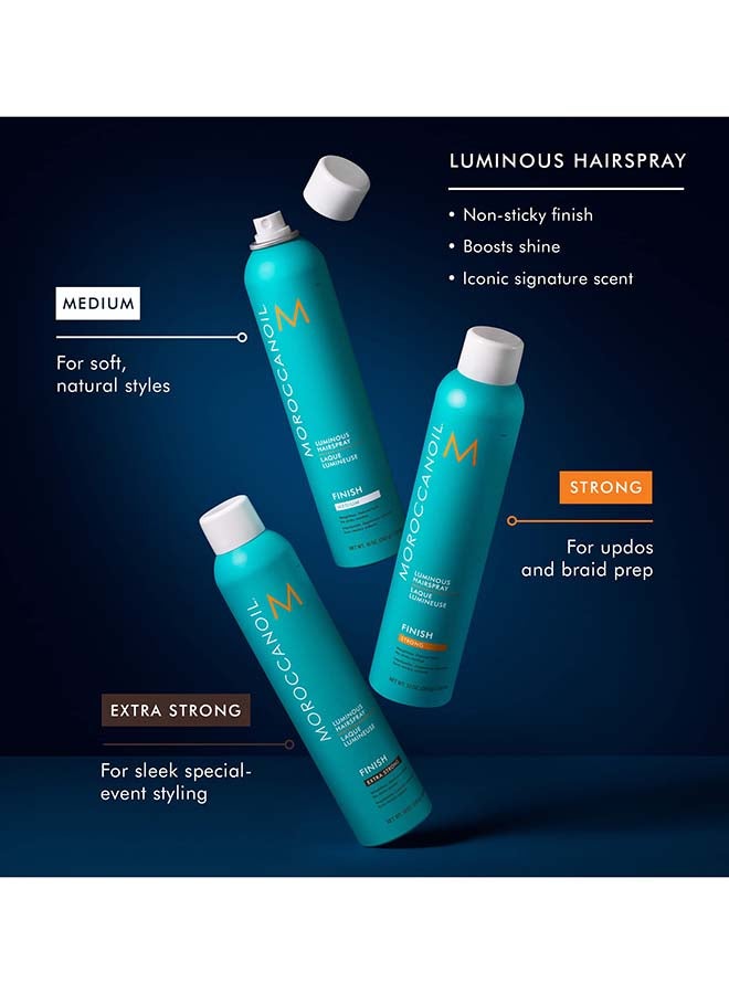 Luminous Hairspray Medium Hold, Flexible Styling with Argan Oil, Anti-Frizz Finish, 10 oz 330ml - image 5