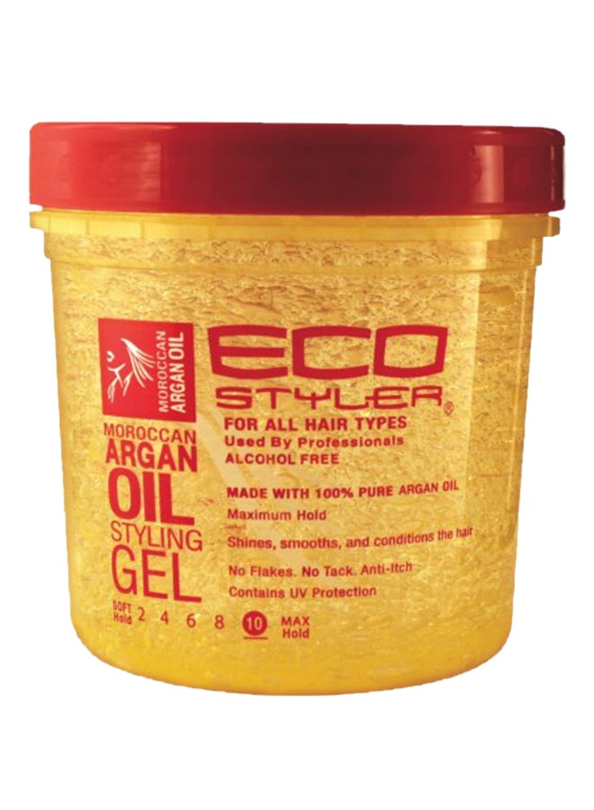 Pack Of 2 Argan Oil Styling  Gel Yellow 2X4X2.8inch