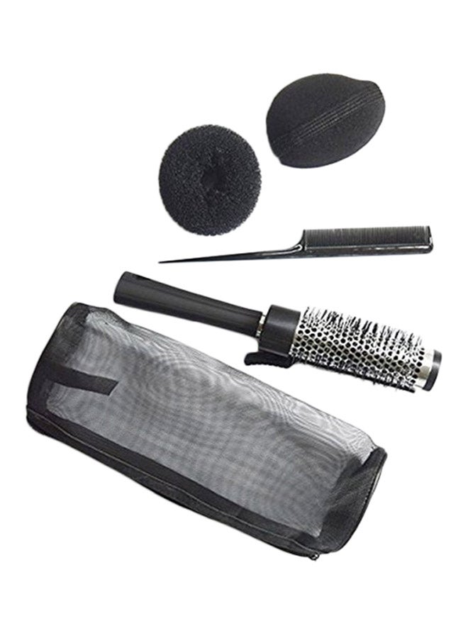 4-Piece Hair Styling Set Black