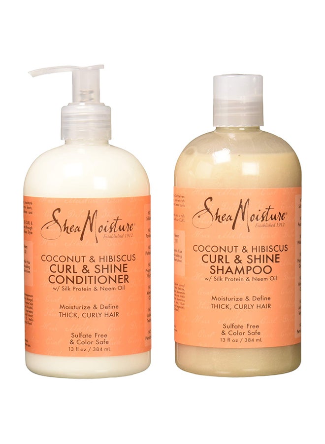 Coconut Shine Shampoo And Conditioner Set
