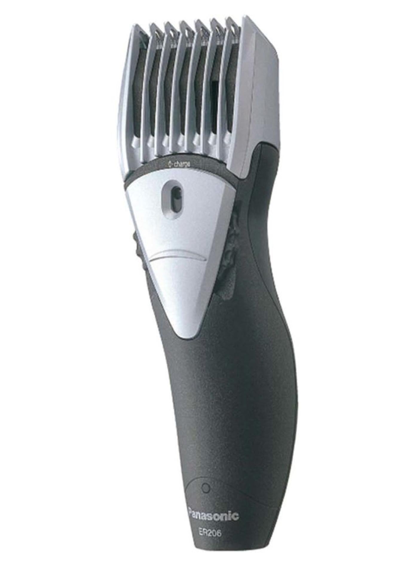 Men'S Rechargeable Beard  Hair Trimmer, 12 Cutting Lenghts, Er 206 Grey/White