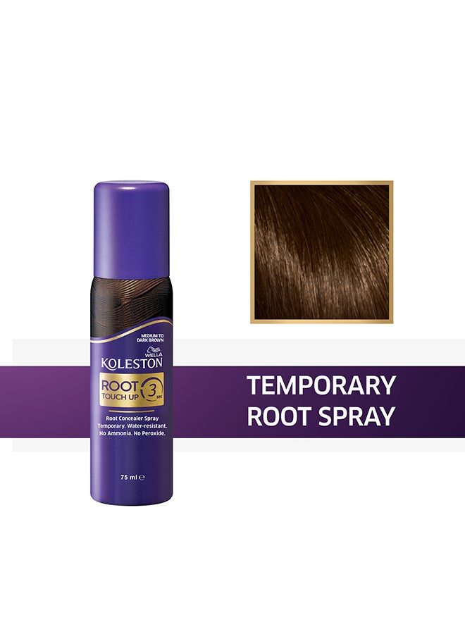Koleston Root Touch Up Spray Medium to Dark Brown 75ml - image 2