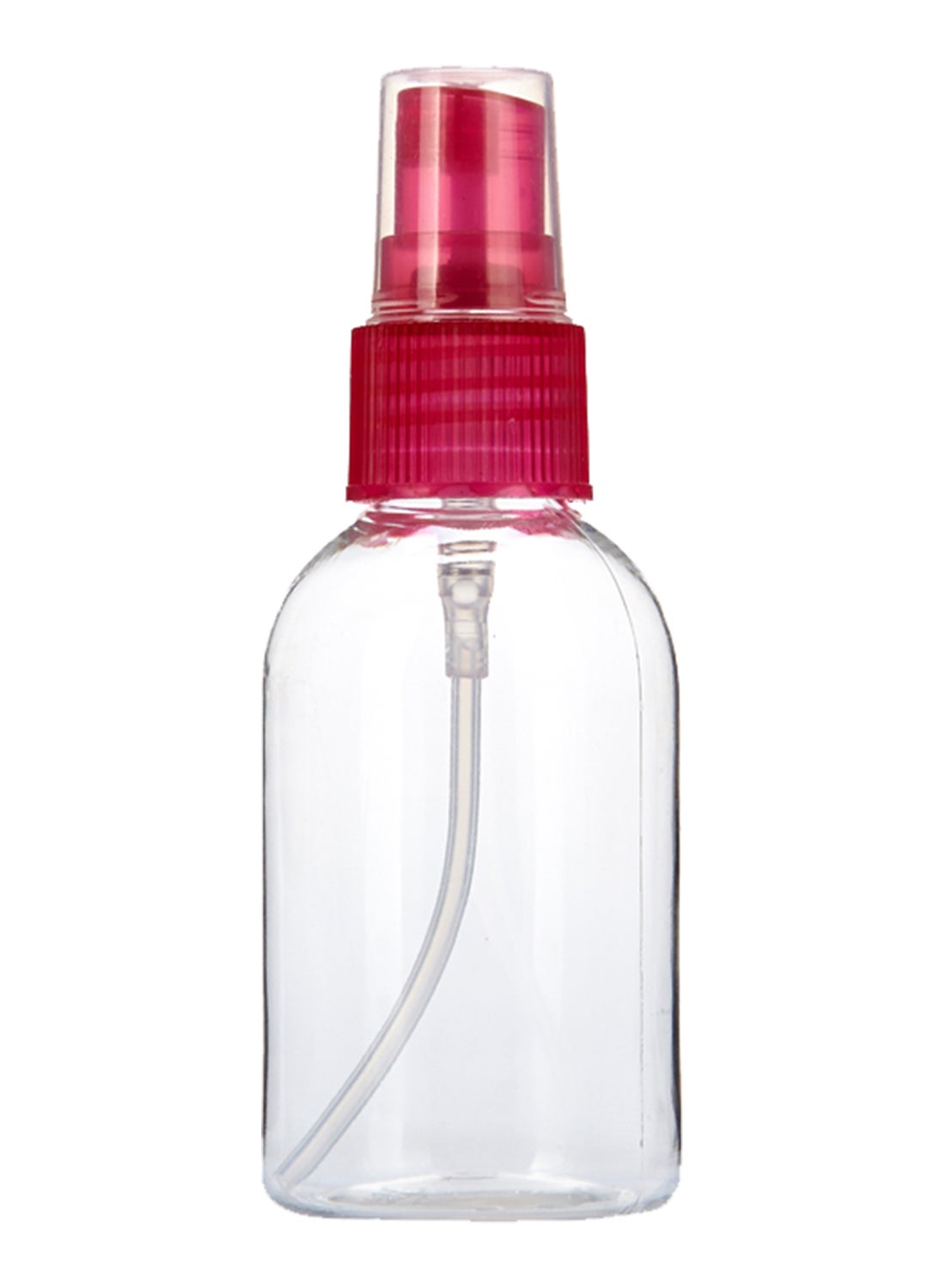 Convenient Portable Empty Makeup Spray Bottle Clear/Red