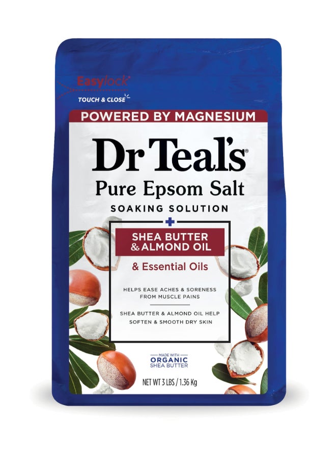 Shea Butter & Almond Oil Epsom Bath Salt 1360ml