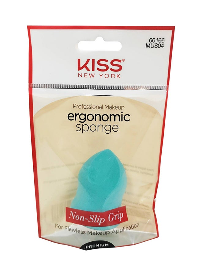 Ergonomic Makeup Sponge Blue
