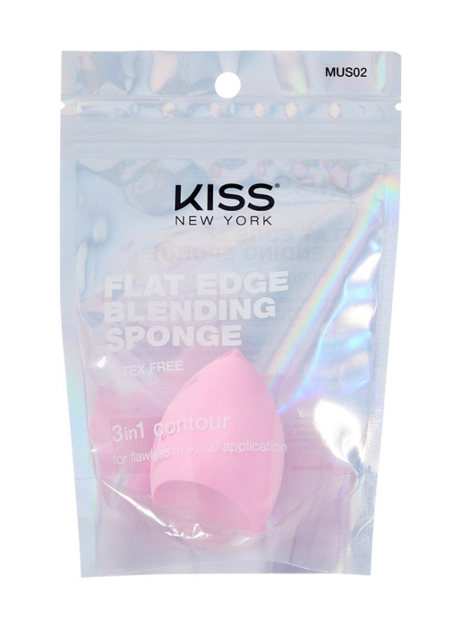 Flat Edge Makeup Sponge Pink