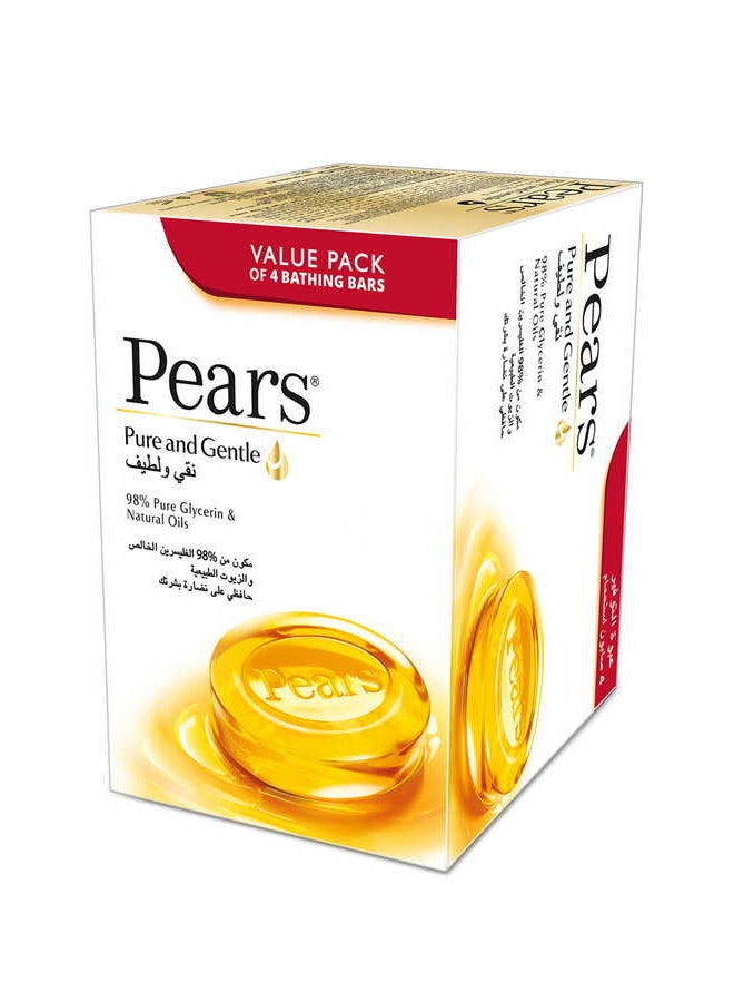 Pure And Gentle Soap 4 Pieces 125grams
