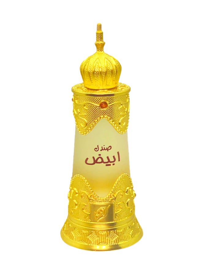 AFNAN Sandal Abiyadh Unisex Concentrated Perfume Oil, 20 ML 20ml