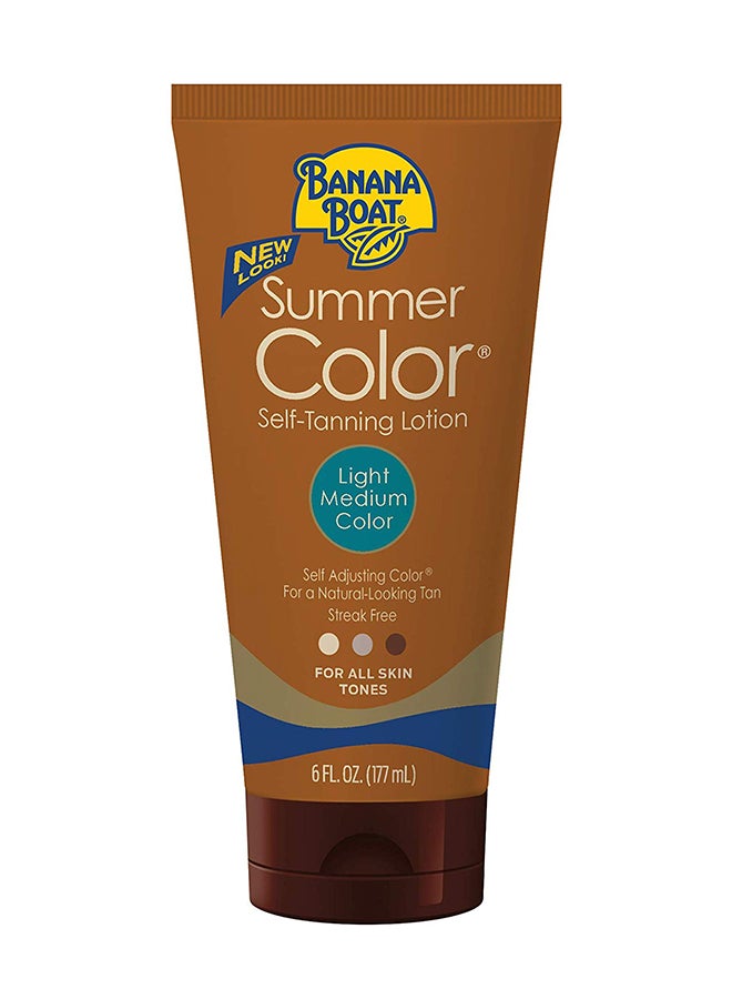 Summer Color Self-Tanning Lotion Light Medium Color 6Fluid Ounce