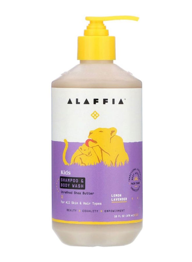 Lemon Lavender Shampoo And Body Wash 476ml