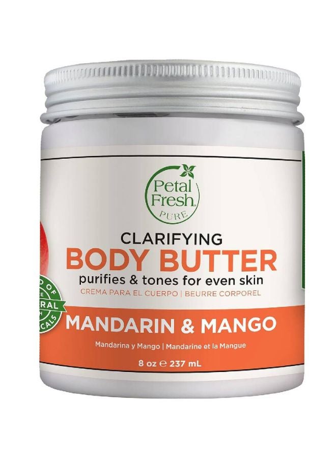 Pure Clarifying Mandarin And Mango Body Butter For All Skin Types 237ml