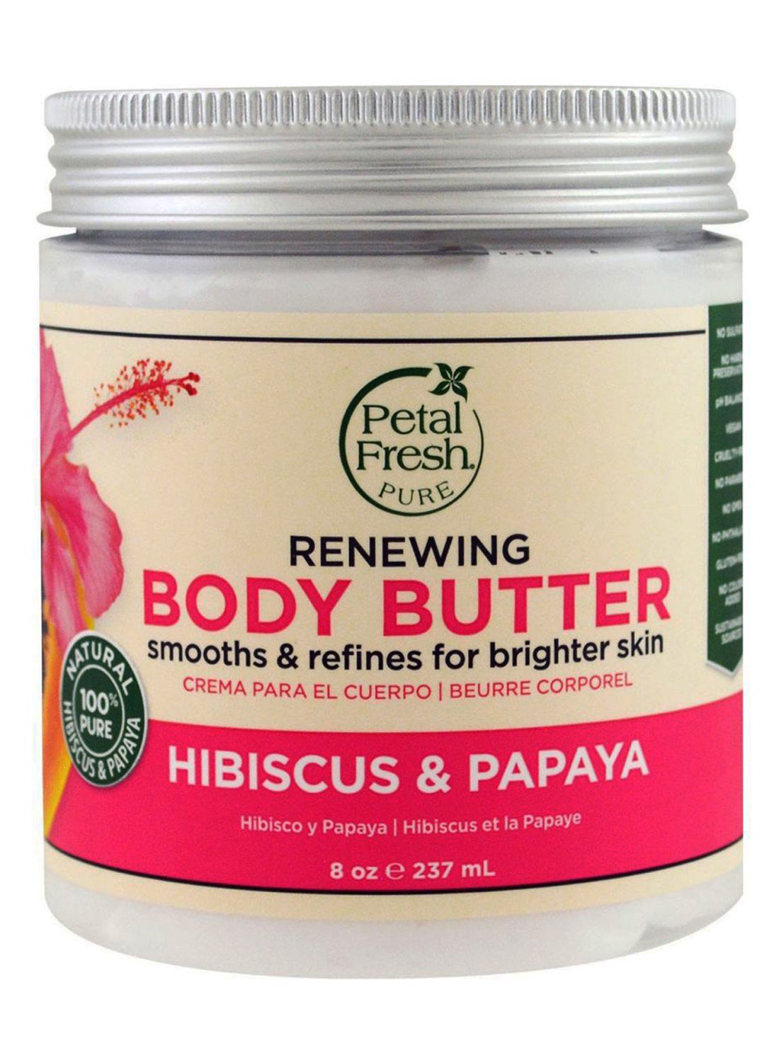 Pure Renewing Hibiscus And Papaya Body Butter For Smooth And Bright Skin 237ml